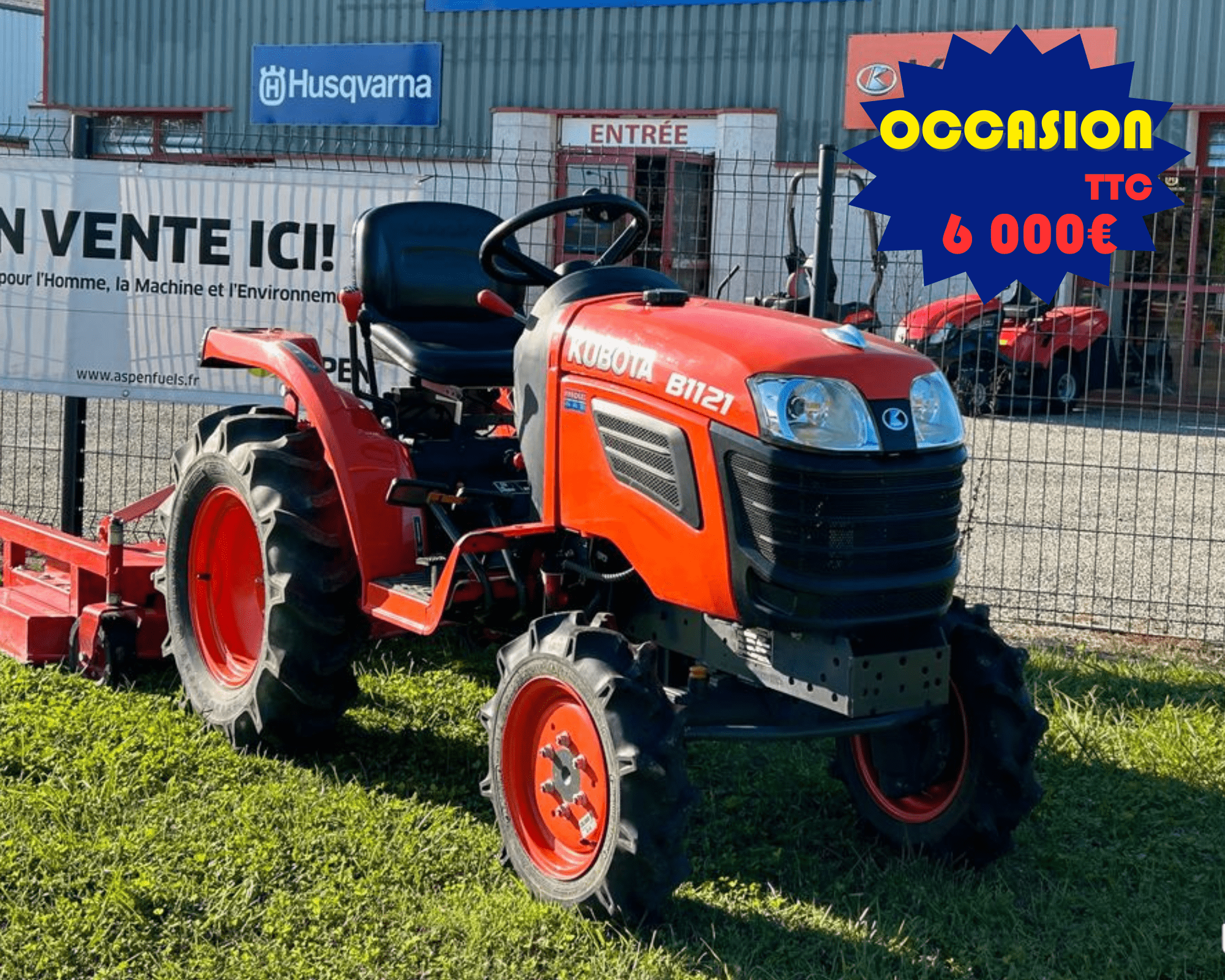 Micro tracteur Kubota 1120